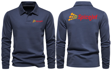 SPICEJET AIRLINES LONG SLEEVE POLO